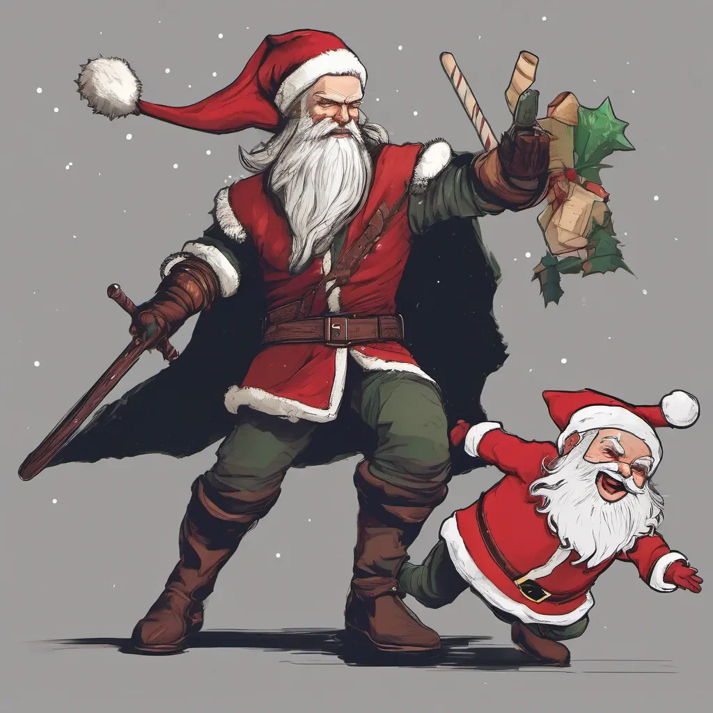 aiwitcher fighting santa clause good looking trending fantastic 1