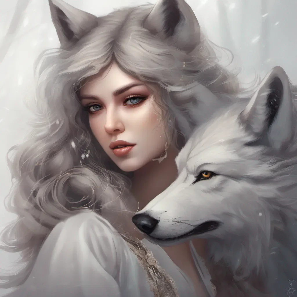 wolf girl portrait fantasy amazing awesome portrait 2