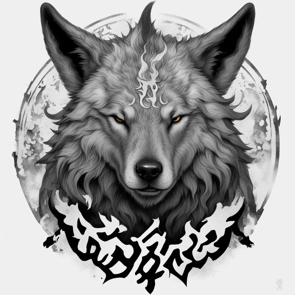 wolf god kanji good looking trending fantastic 1
