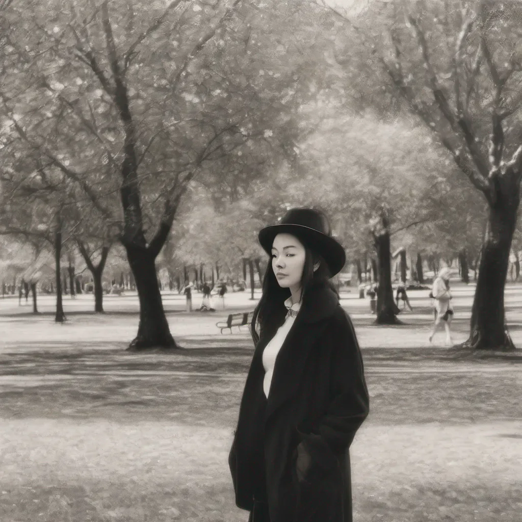 woman in the park good looking trending fantastic 1