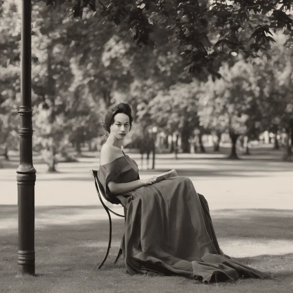 woman in the park