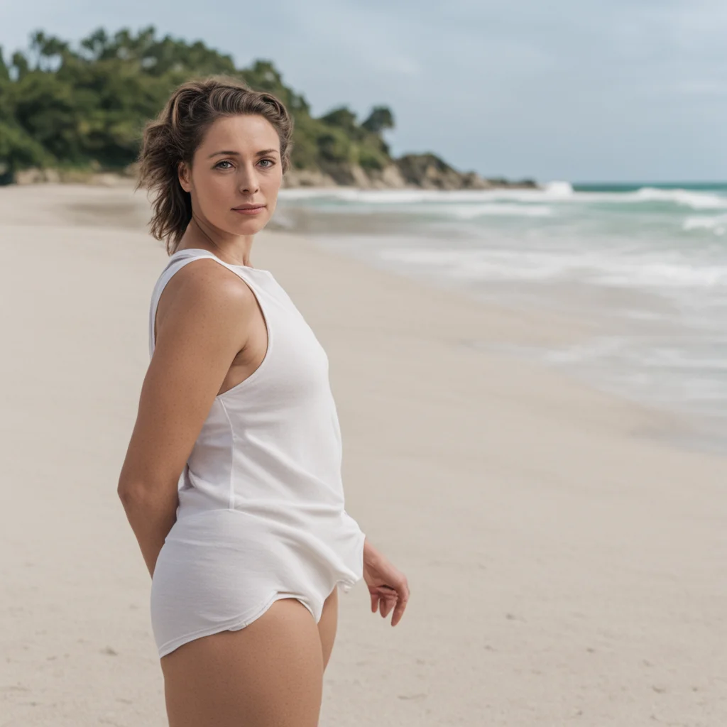 woman named cosima at the beach