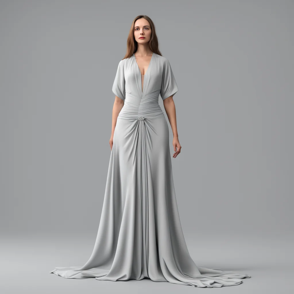 woman patient wit long dress in 3d good looking trending fantastic 1