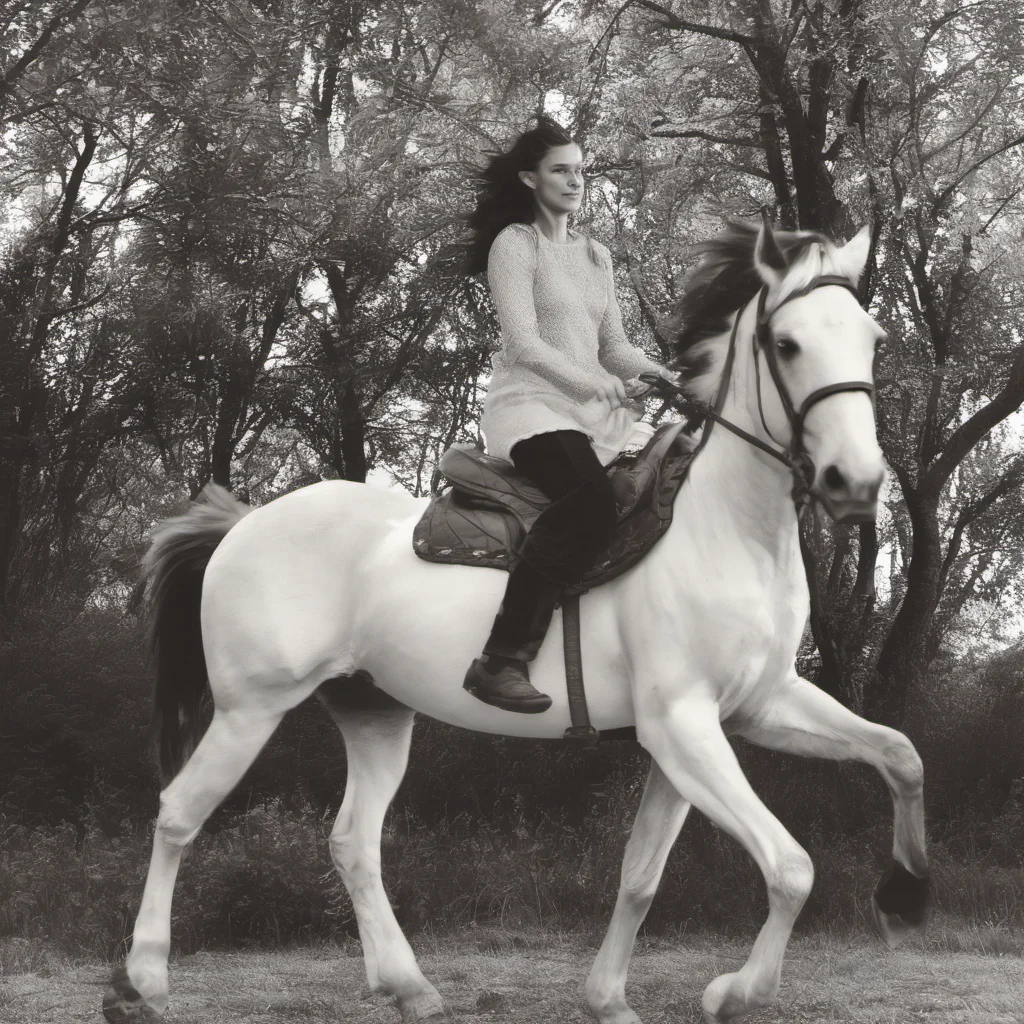 woman riding a horse confident engaging wow artstation art 3