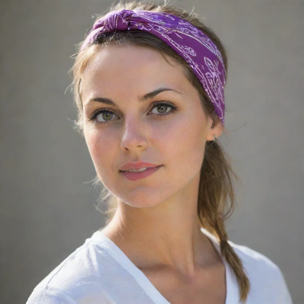 woman wearing bandana 