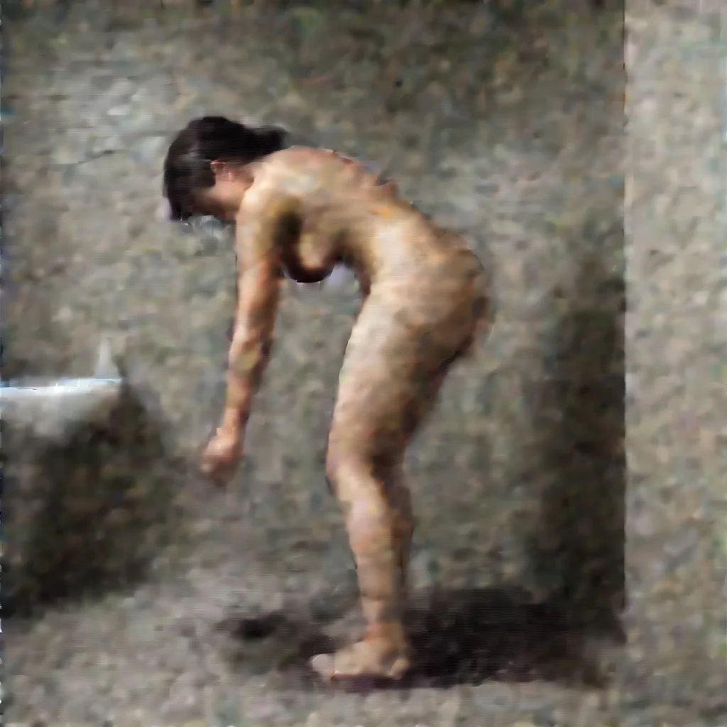 woman wetting herself