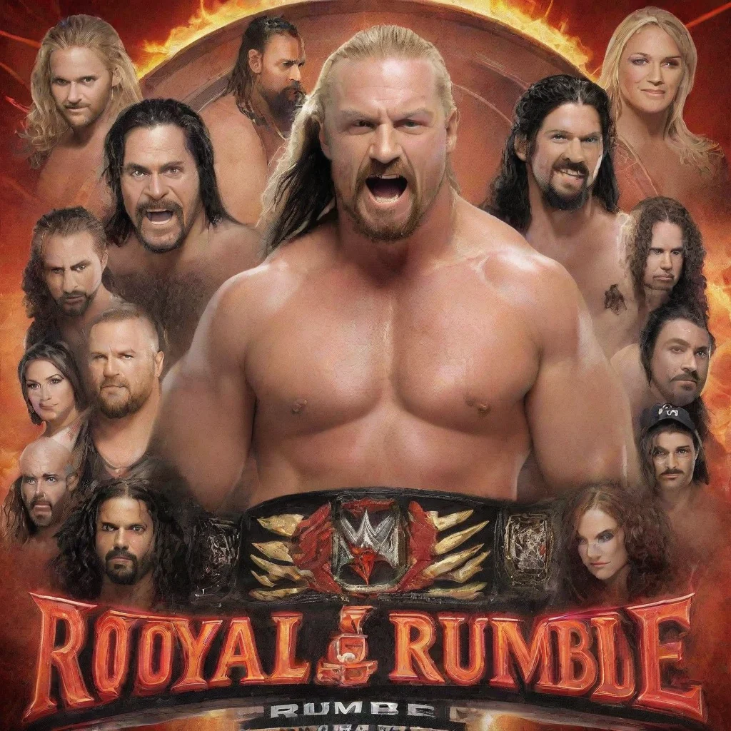 aiwwe royal rumble poster