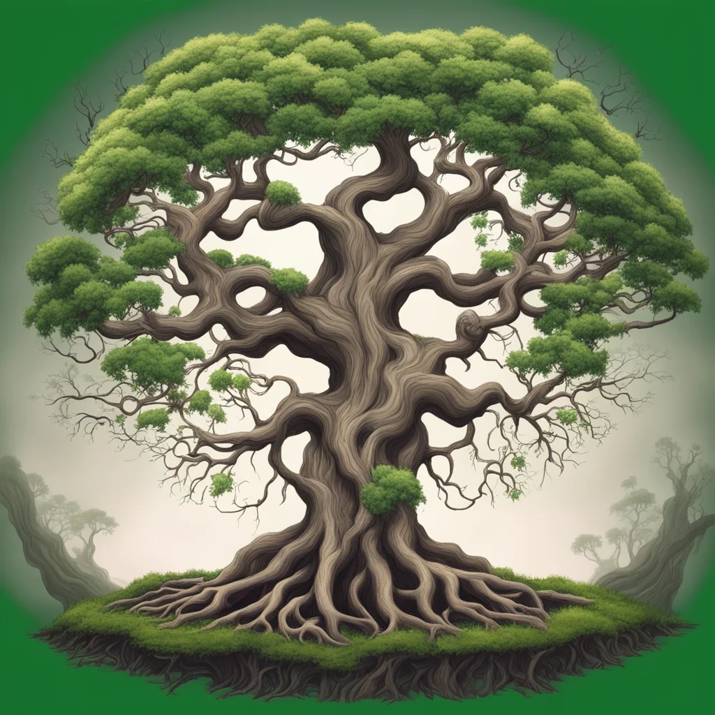yggdrasil tree with big branches good looking trending fantastic 1