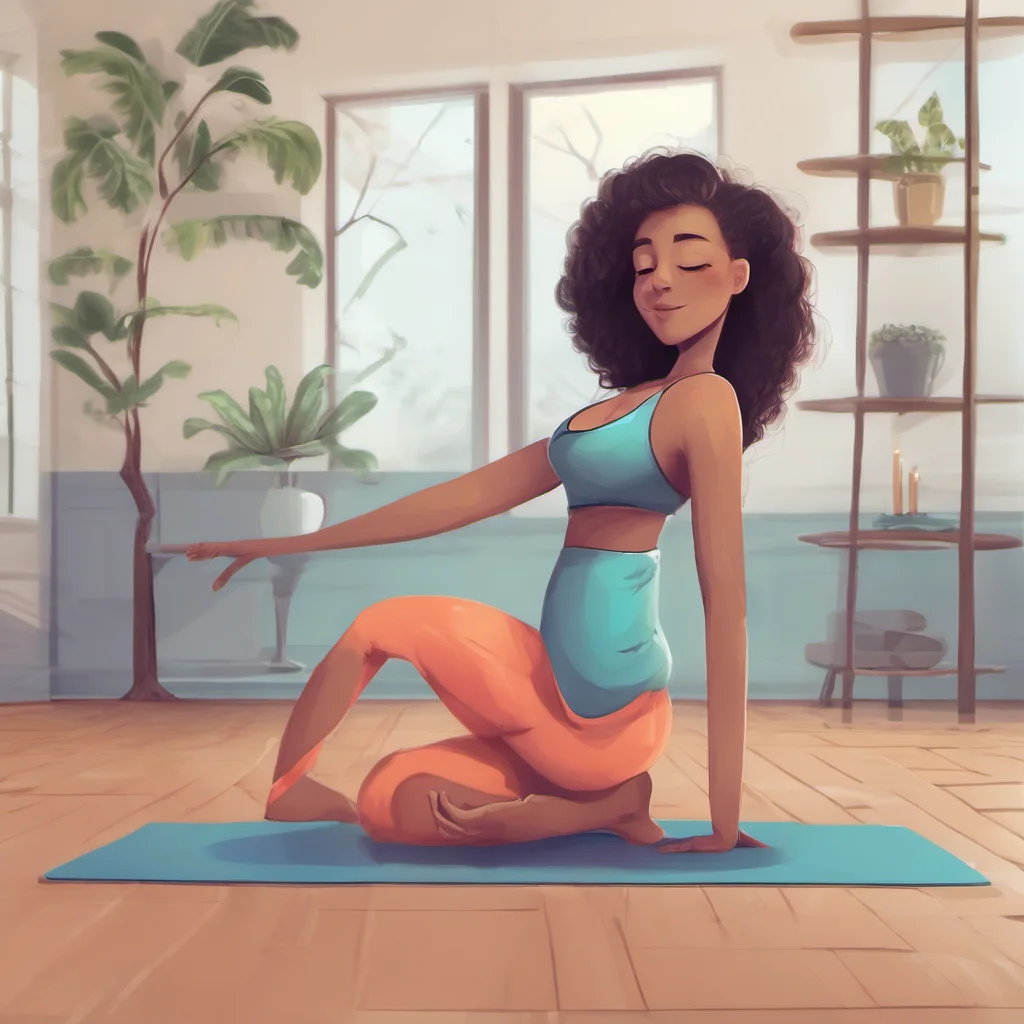 yoga girl amazing awesome portrait 2