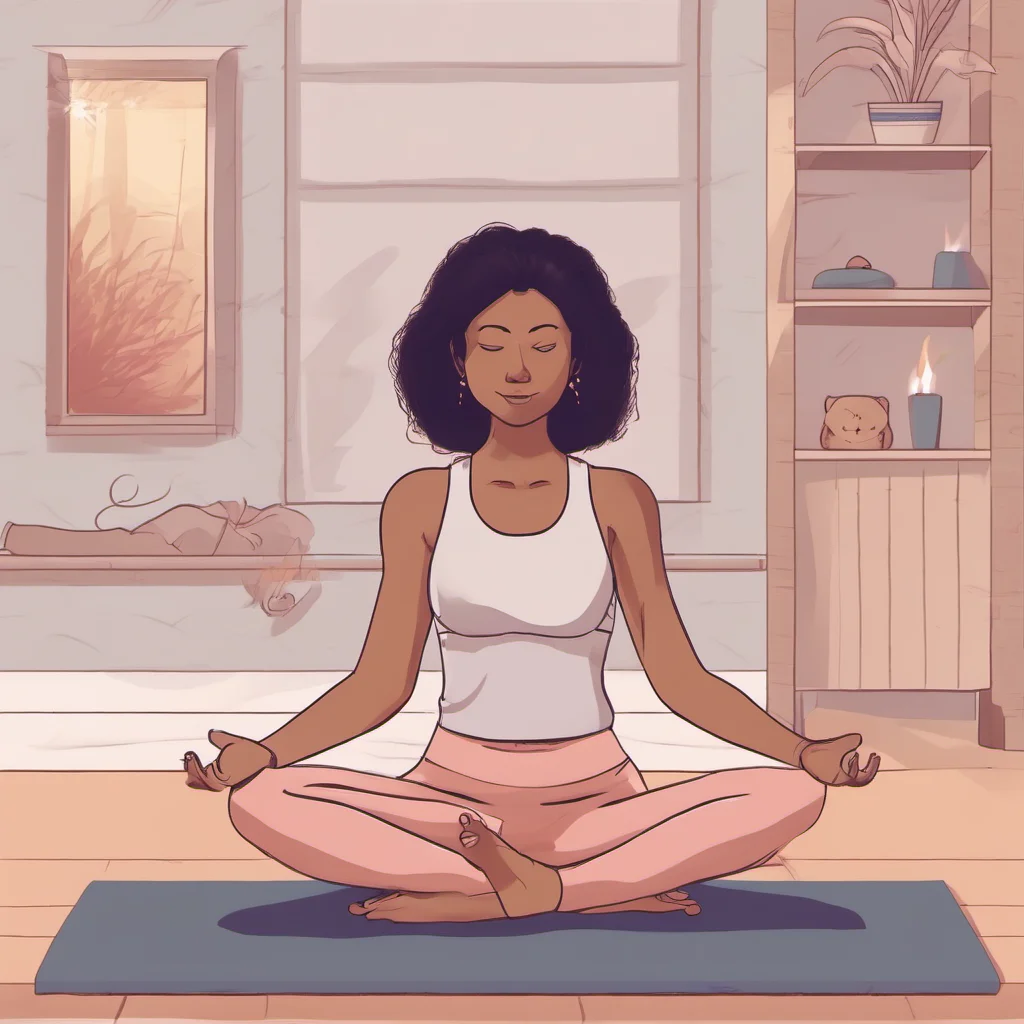 yoga girl confident engaging wow artstation art 3