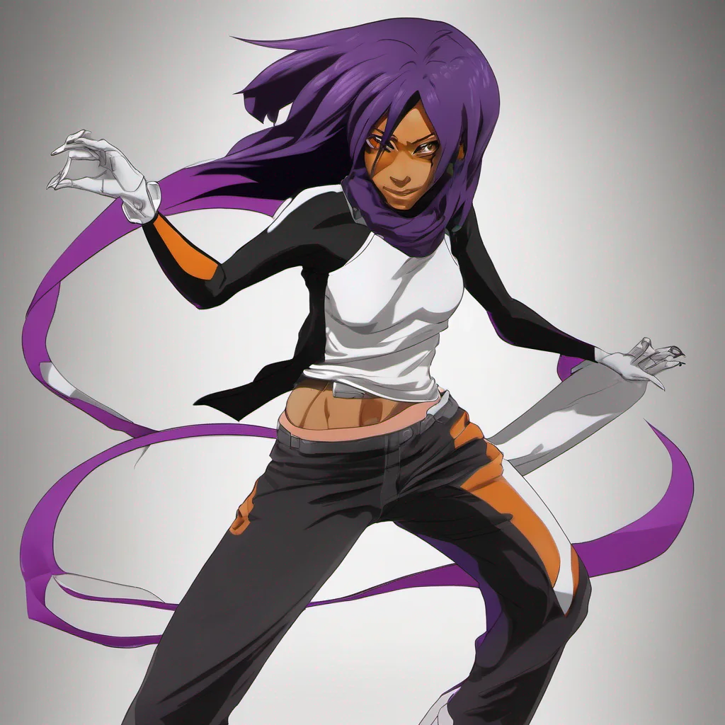 aiyoruichi shihouin from bleach jack o pose
