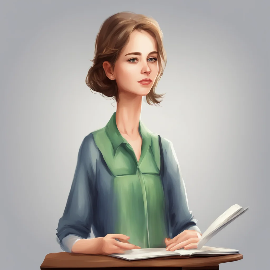 aiyoung female teacher digital art