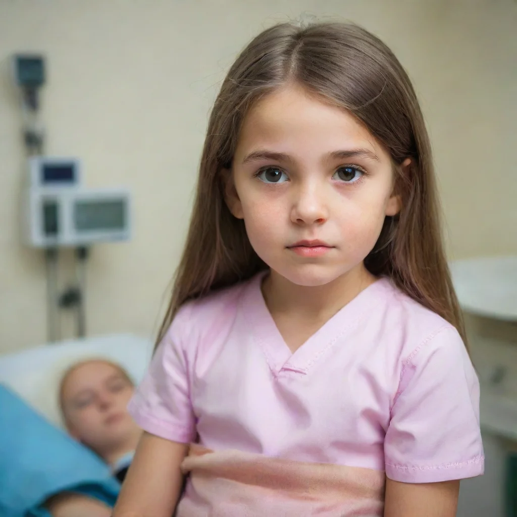 aiyoung girl in a medical room 
