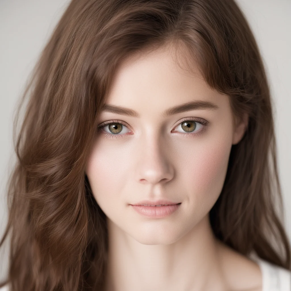 young woman with brown hair and brown eyes good looking trending fantastic 1