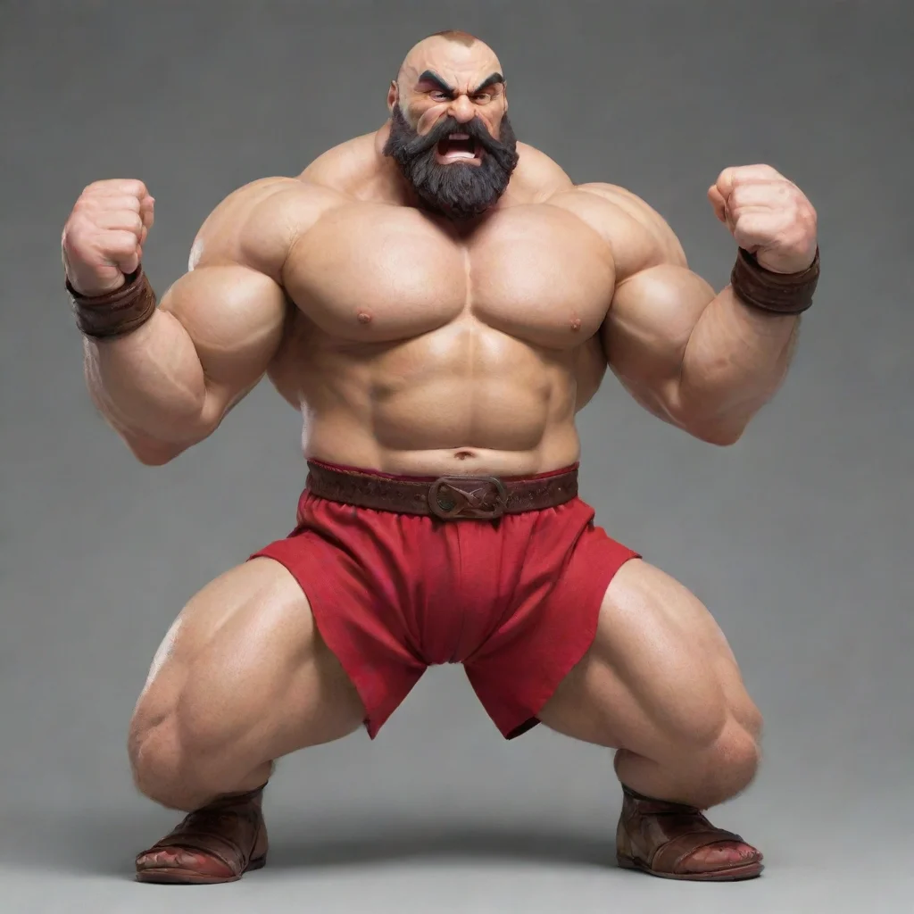 zangief flexing 