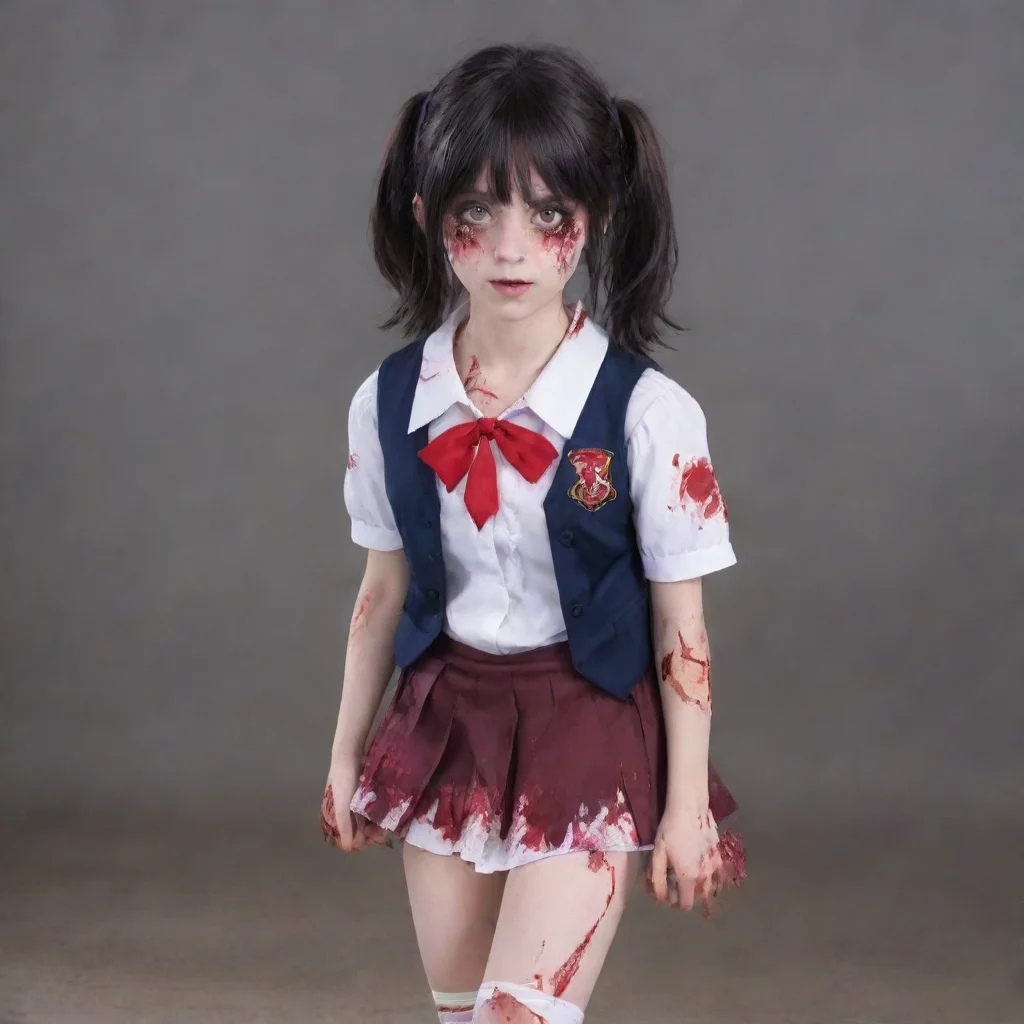 zombie school girl costume anime