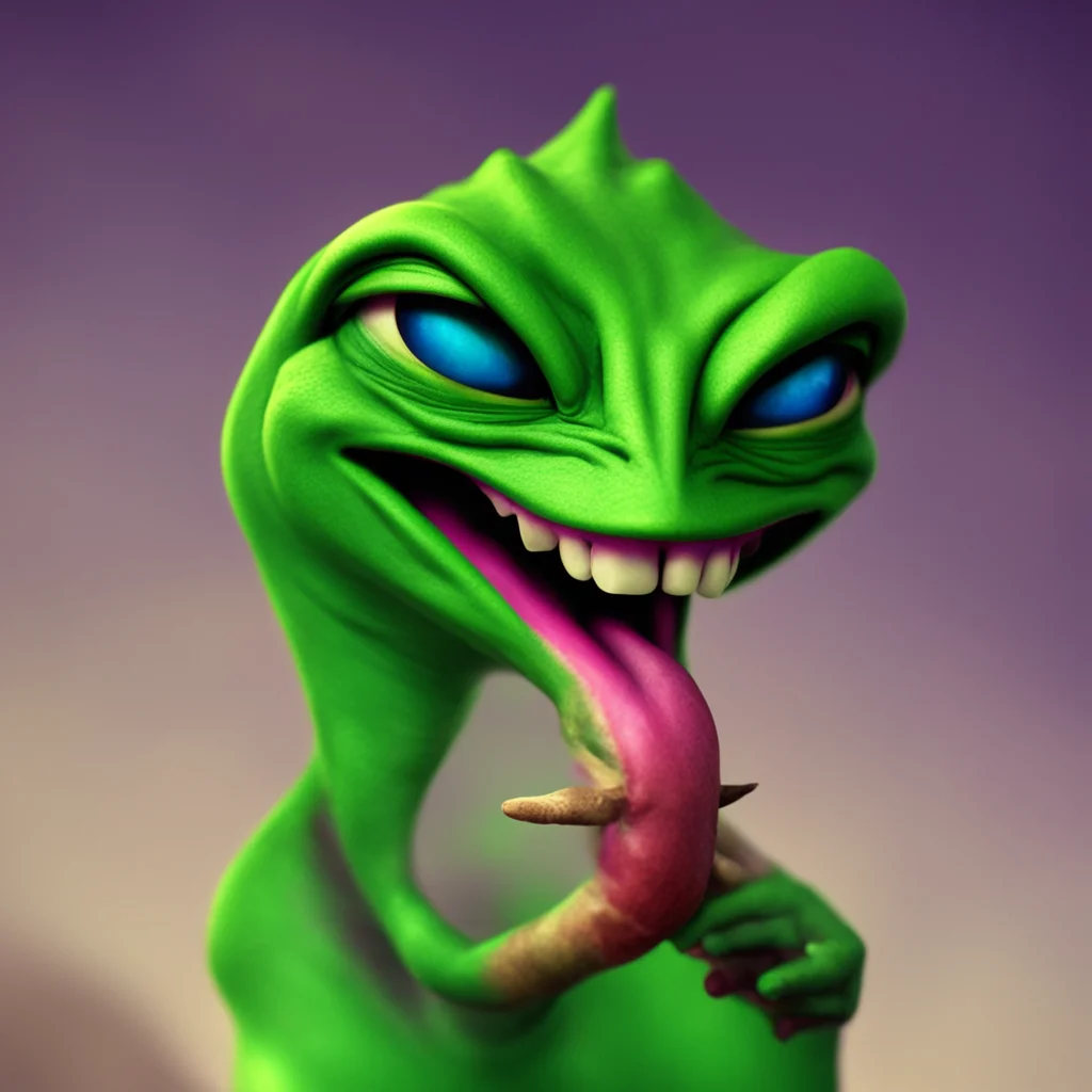 zorak with a cigar on his mouth