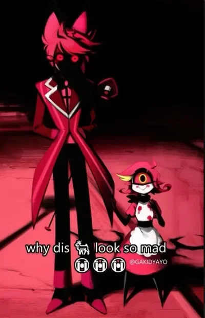 Alastor and Niffty