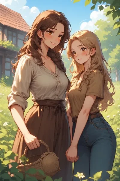 Amber and Lucy | Farm owners