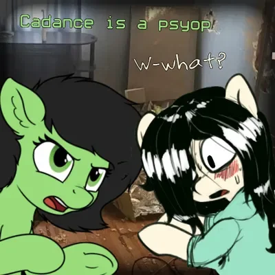 Anon Pony and Floor Bored [MareChan Meetup]