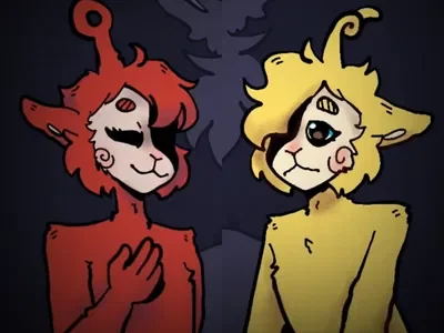 ♥️Apocalypse Sisters💛 | Po and Laa-Laa | [SLENDYTUBBIES AU] | [Survivor POV]