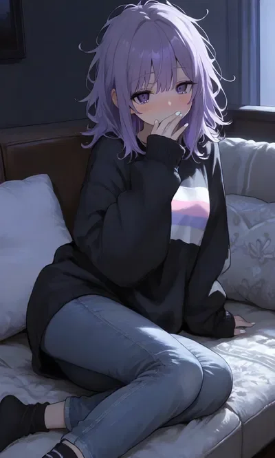 Asexual GF 🖤🤍💜