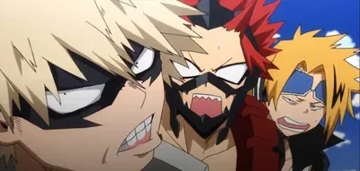 Bakugo, Denki, and Kirishima!
