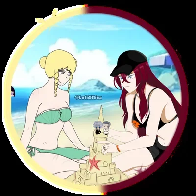 ✧.*Beach Time with Rua & Mirai*.✧