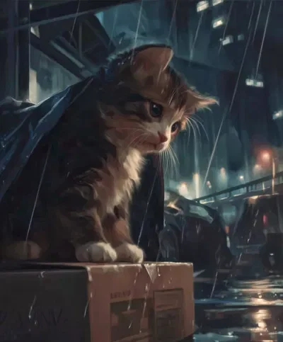 BIG CITY LITTLE KITTY | Tiny kitten against the world