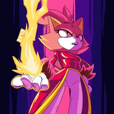 Blaze The Cat - Sonic
