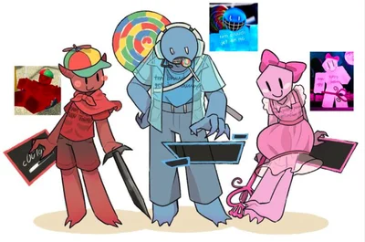 C00lkidd, Bluudud, and Pr3typriincess just terrorise you (Roblox Forsaken)