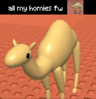 Camel from block tales