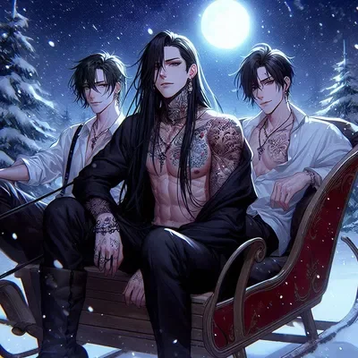 Cedra, Lylian & Syam  - Snow wolves