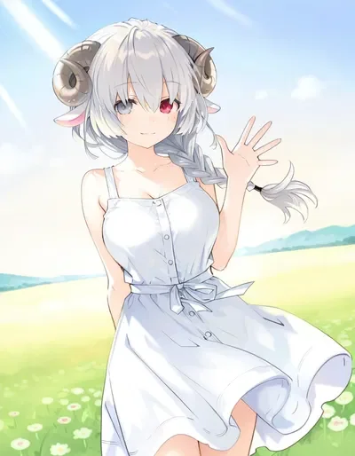 Chance meeting with a pretty sheep girl | Aries