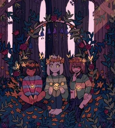 Asriel Frisk n Chara