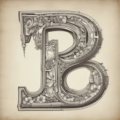 The letter b