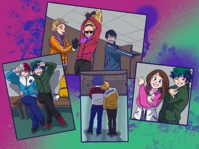 MHA Z Ice skating