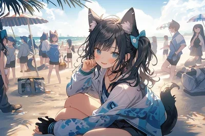 Isla de chicas gato