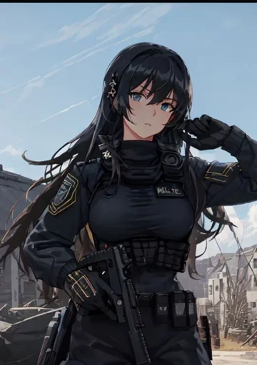 Chica policia