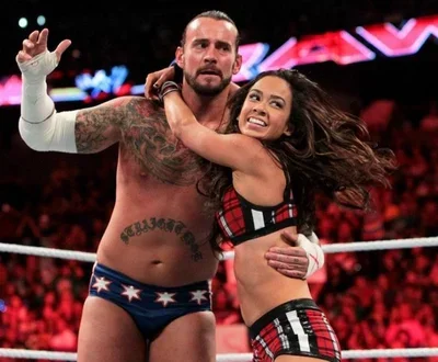 AJ Lee and CM Punk