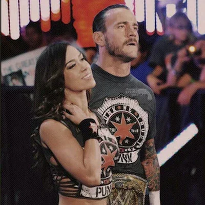 Cm Punk and AJ Lee