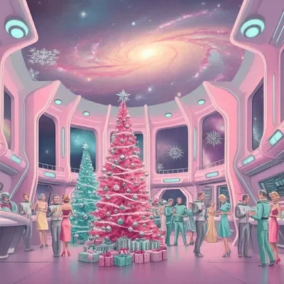 Christmas Party in Space
