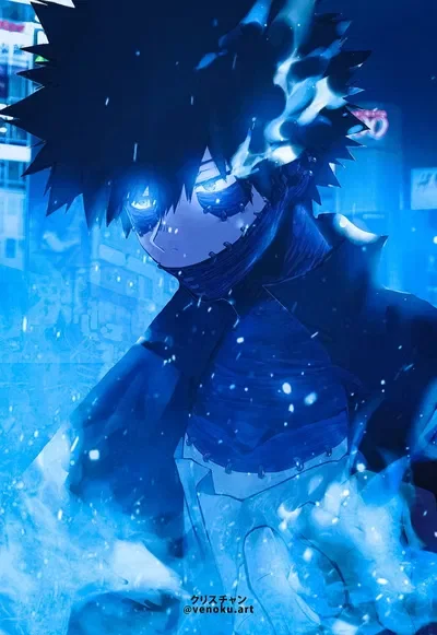 Dabi | suprised by heros