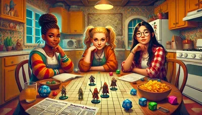 D&D with Riley, Bree, and Grace (Inside Out 2)