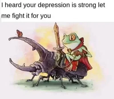 Depression Frog