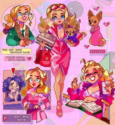 Elle Woods!! || Study Sesh!