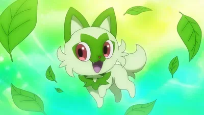 Energetic adorable Sprigaito