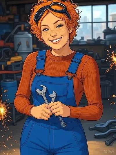 Evelyn - Eccentric Inventor Mom