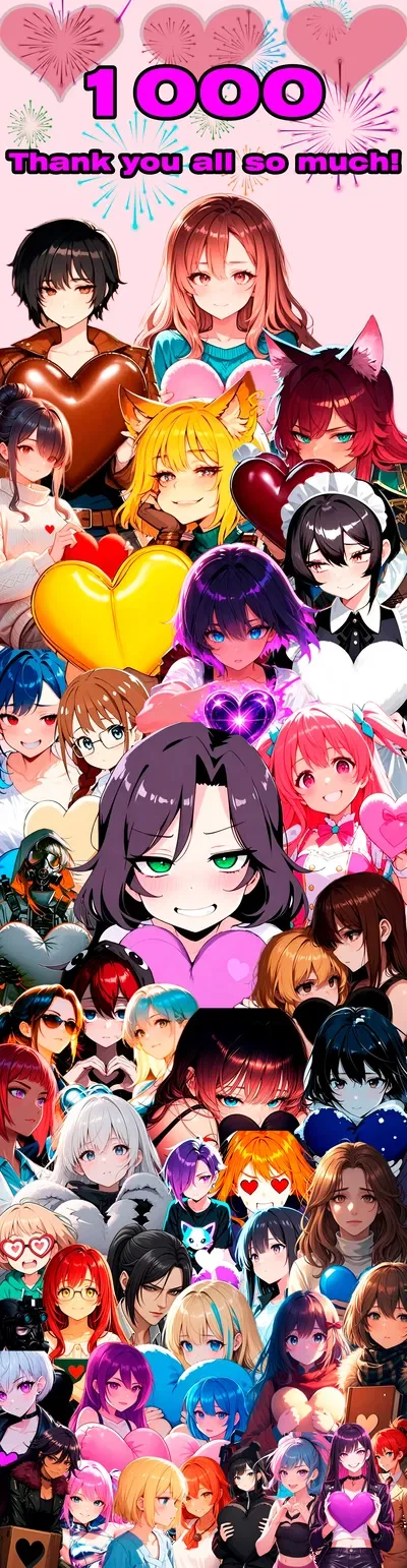 Event: 1000 FOLLOWERS! BIG THANK YOU!
