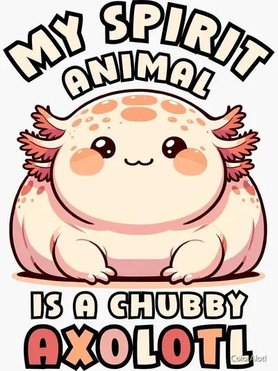 Fat Demi-human (Axolotl Edition)